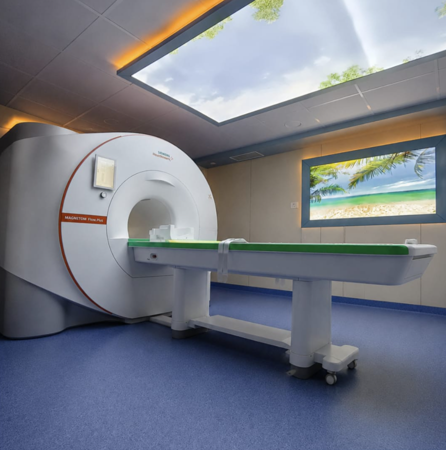 Siemens MAGNETOM Flow.Plus 1.5T MRI Machine - M.J. Hospital Bharatpur